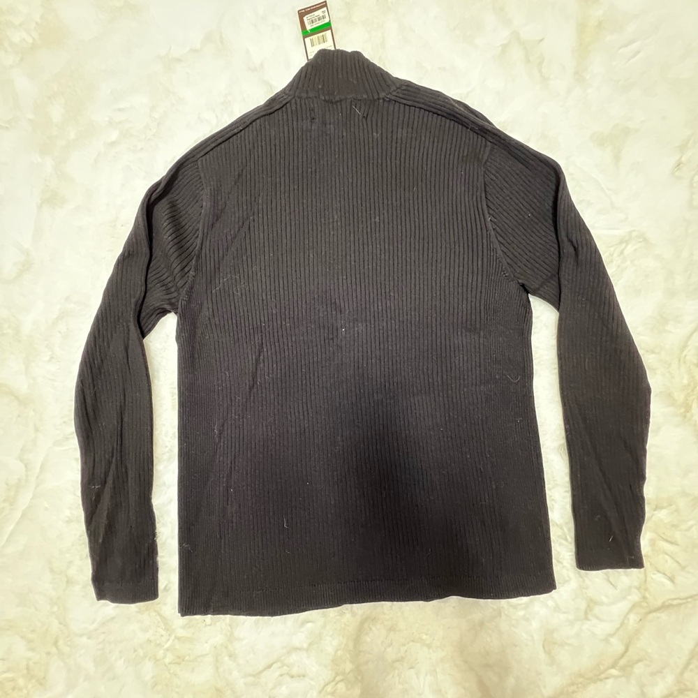 Perry Ellis Ribbed Men’s Zip-up Jacket - Picture 4 of 5